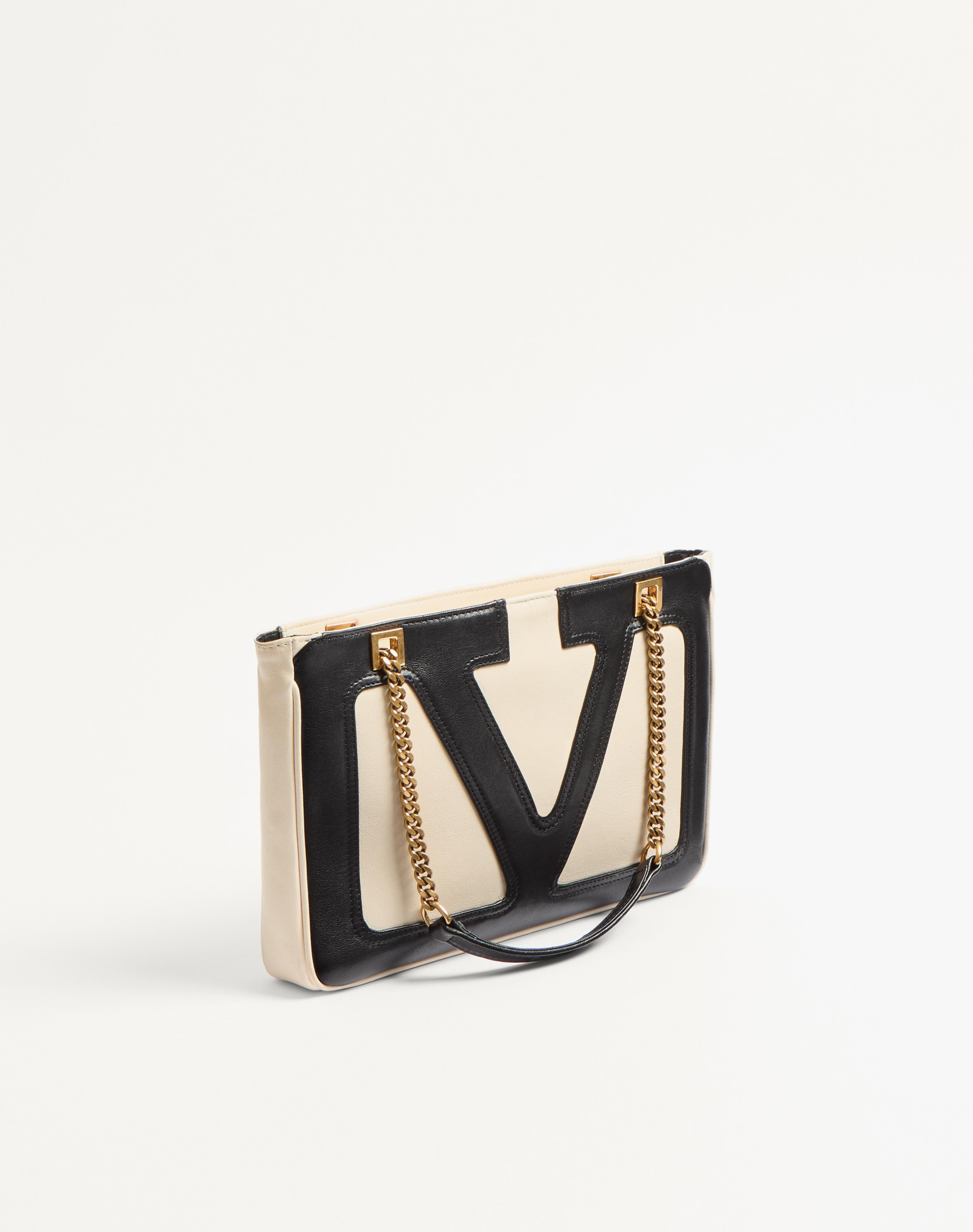 VALENTINO GARAVANI VIVA SUPERSTAR SMALL NAPPA LEATHER SHOPPING BAG - 2