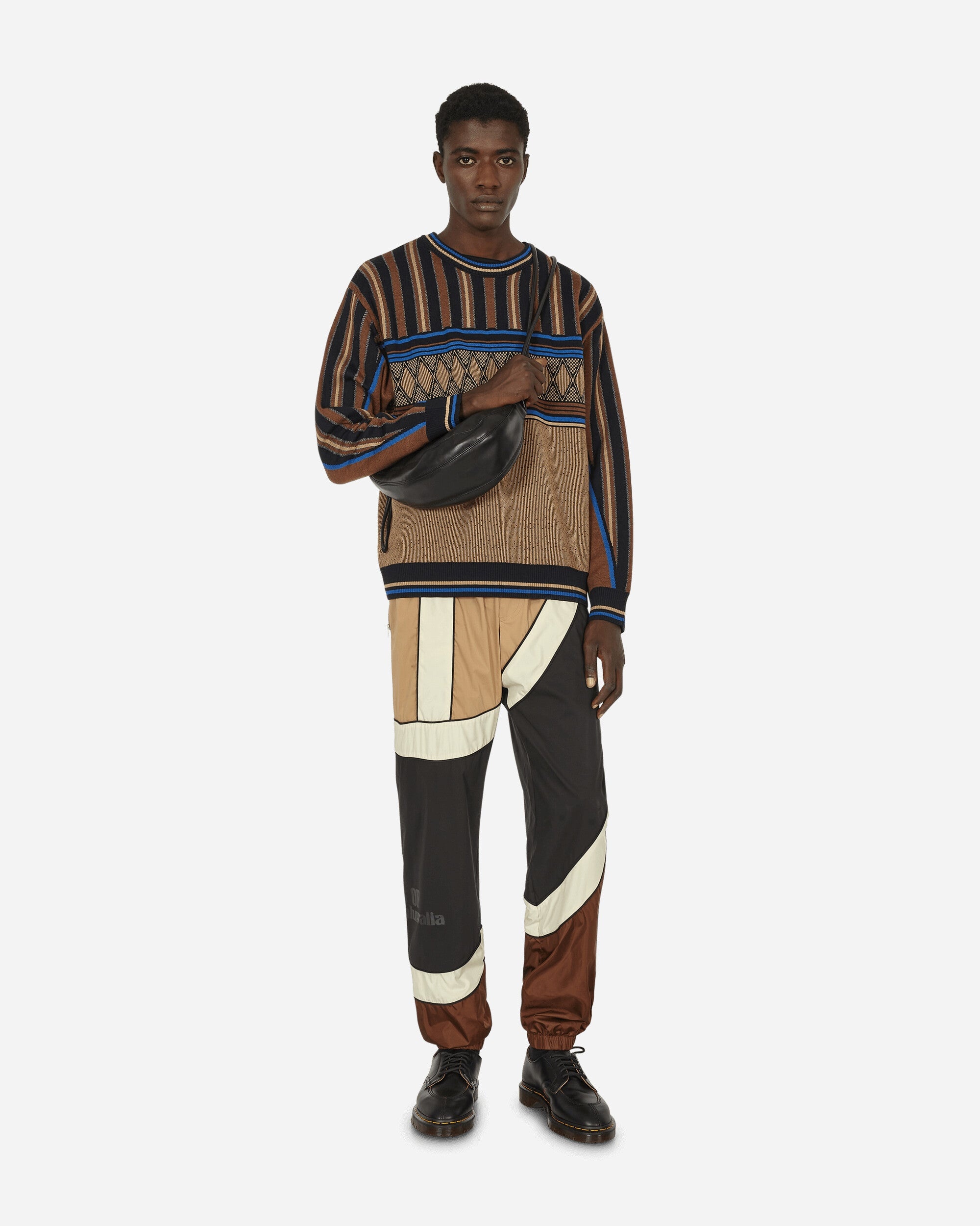 Kuti Knitted Crewneck Sweater Brown - 4