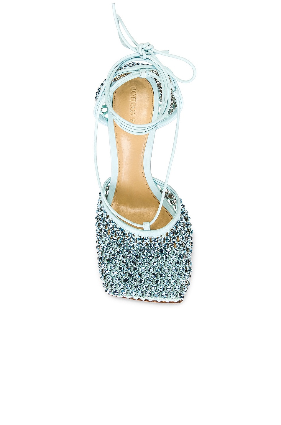 Web Sparkle Stretch Lace Up Sandals - 4