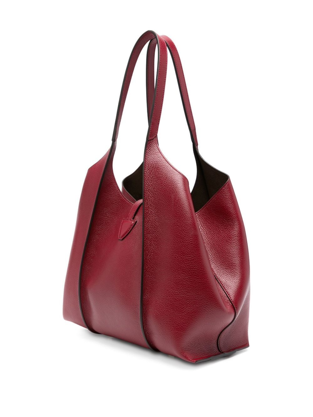 Timeless T-bar clasp leather tote bag - 3