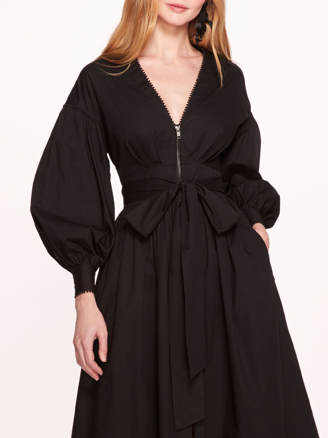 INDIGO MIDI DRESS - 4