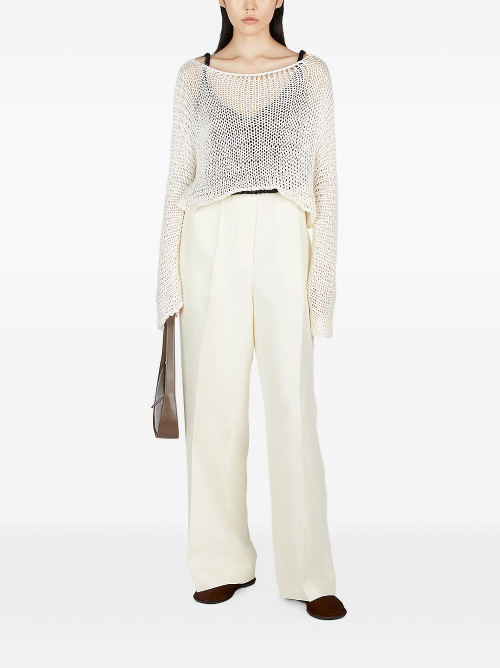 pressed-crease trousers - 2