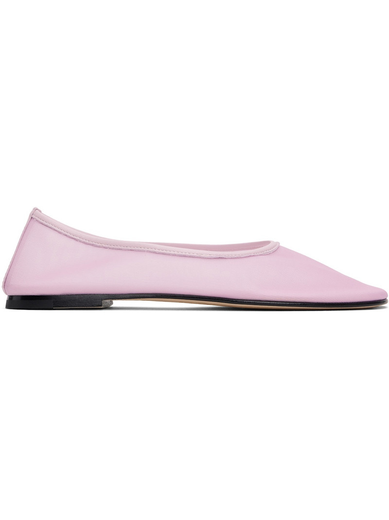 Pink Balla Mesh Ballerina Flats 1