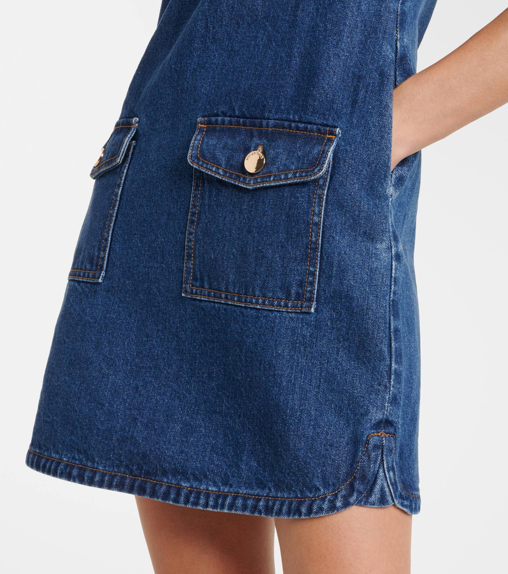 Denim minidress - 5