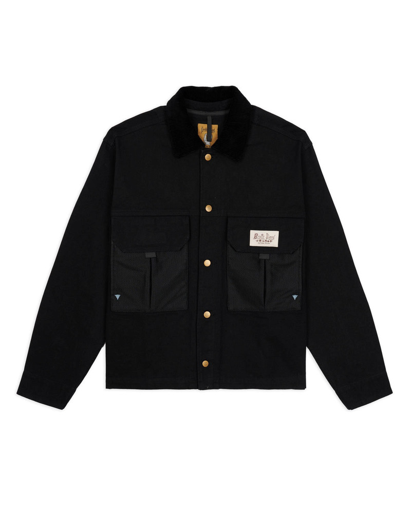 Cropped Chore Jacket - Black 1