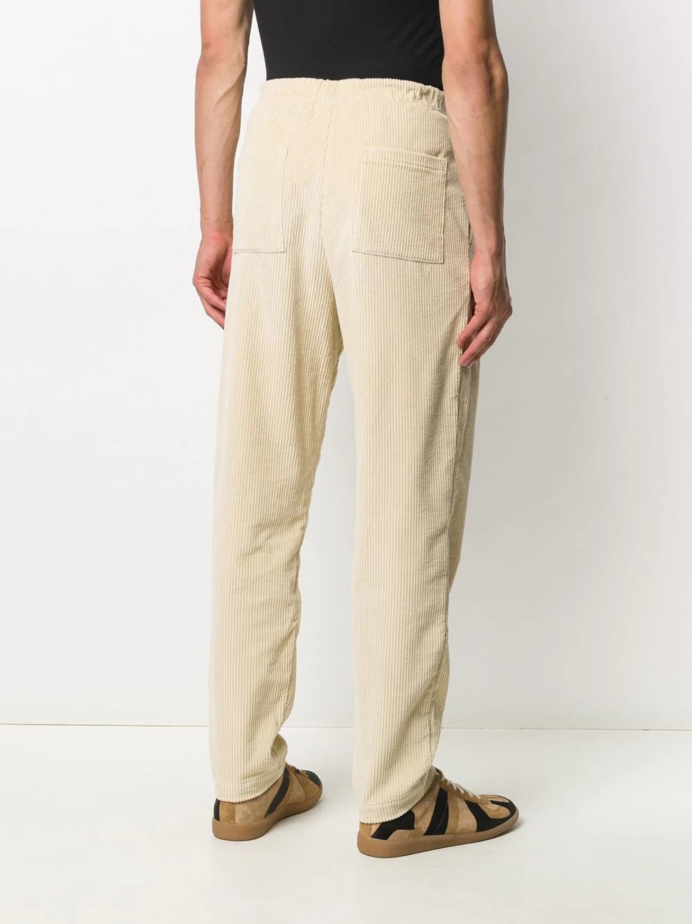 corduroy straight-leg trousers - 4