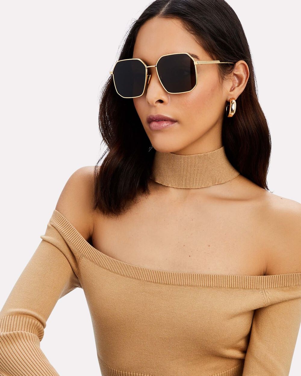 Wire Rounded Square Sunglasses - 2