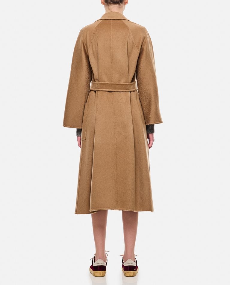 LUDMILLA BELTED CASHMERE MIDI COAT - 3