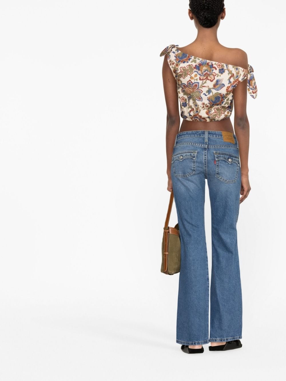 distressed-effect boyfriend jeans - 4