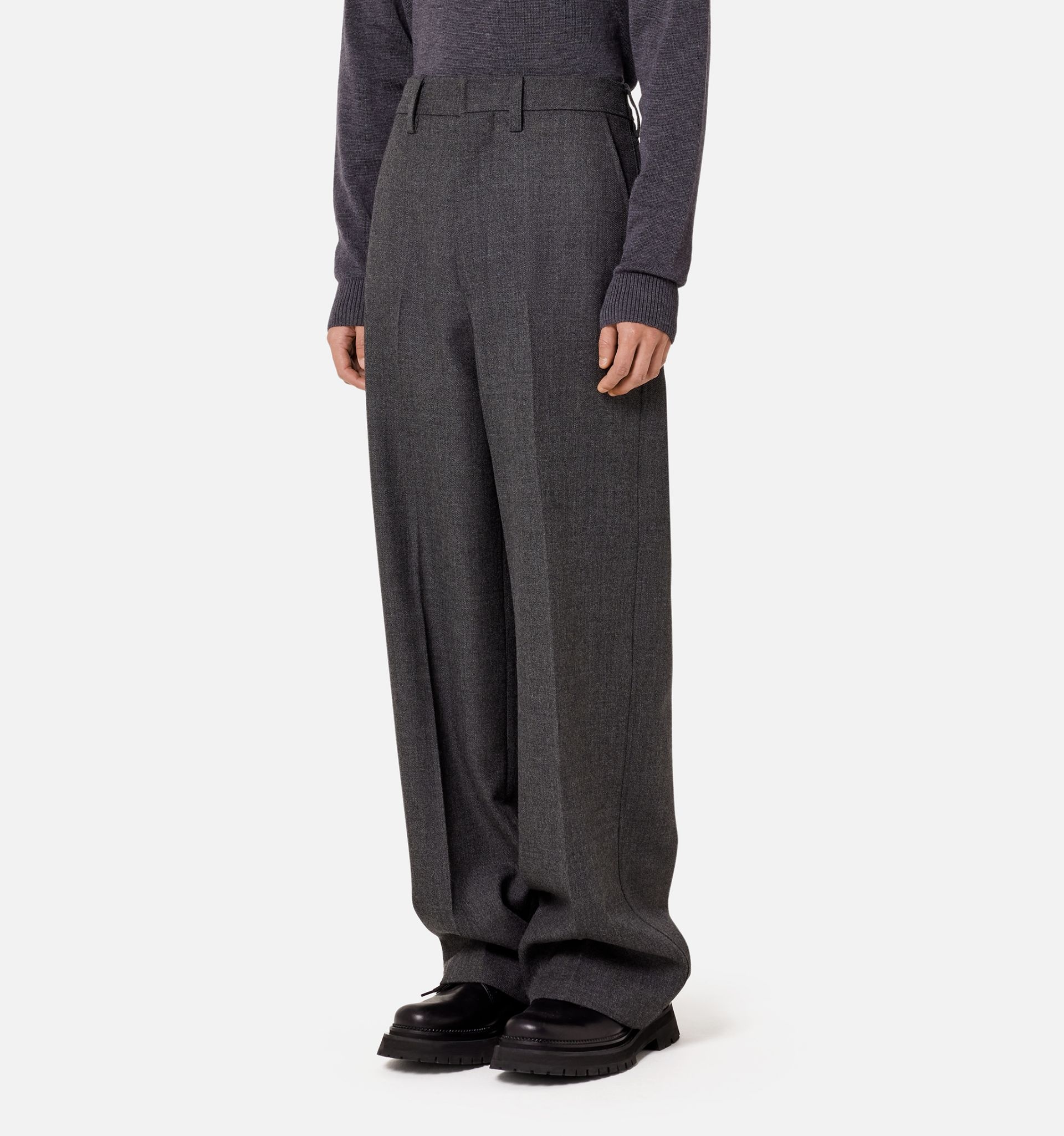 wide-leg tailored trousers - 4
