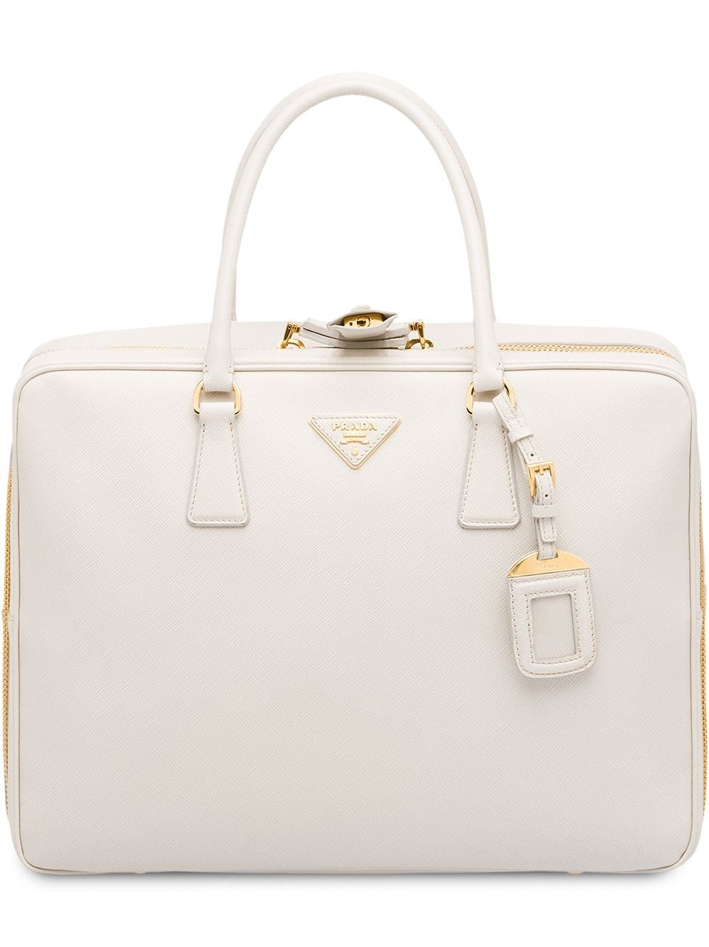 Saffiano logo suitcase - 1