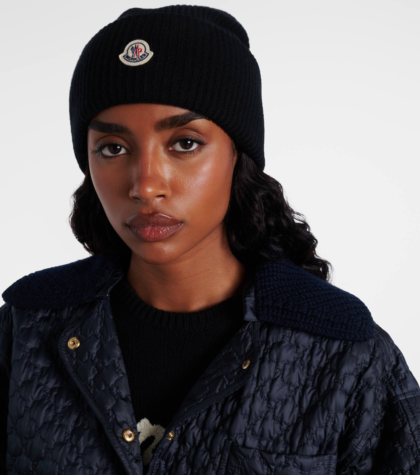 Ribbed-knit virgin wool beanie - 2