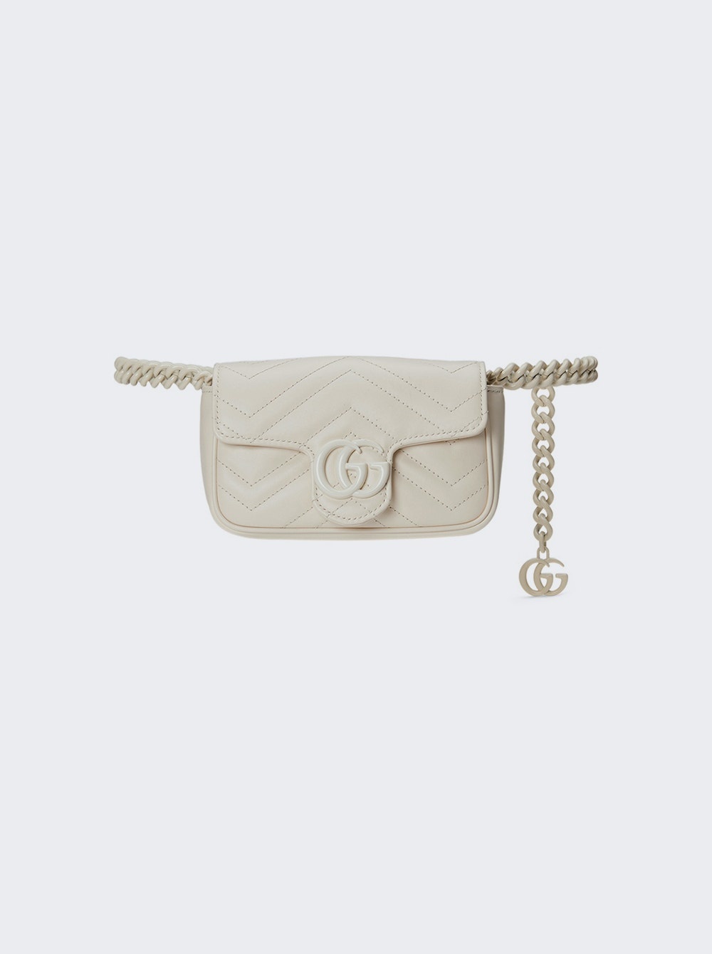 Gg Marmont Belt Bag White - 1