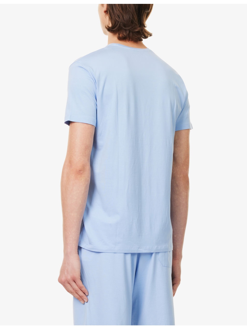 Basel short-sleeved stretch-woven pyjama top - 4