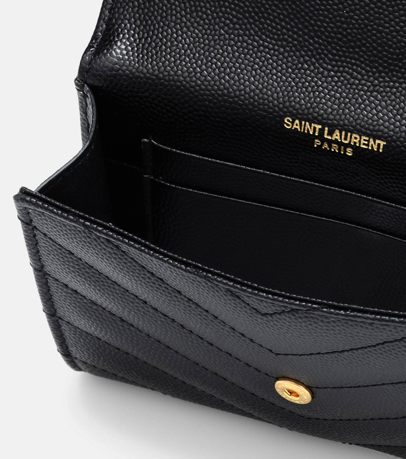 SAINT LAURENT Monogram Small leather wallet outlook