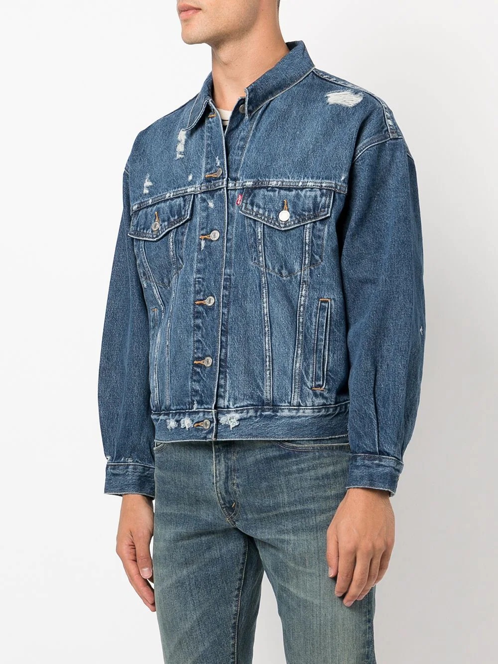 90s Trucker denim jacket - 3