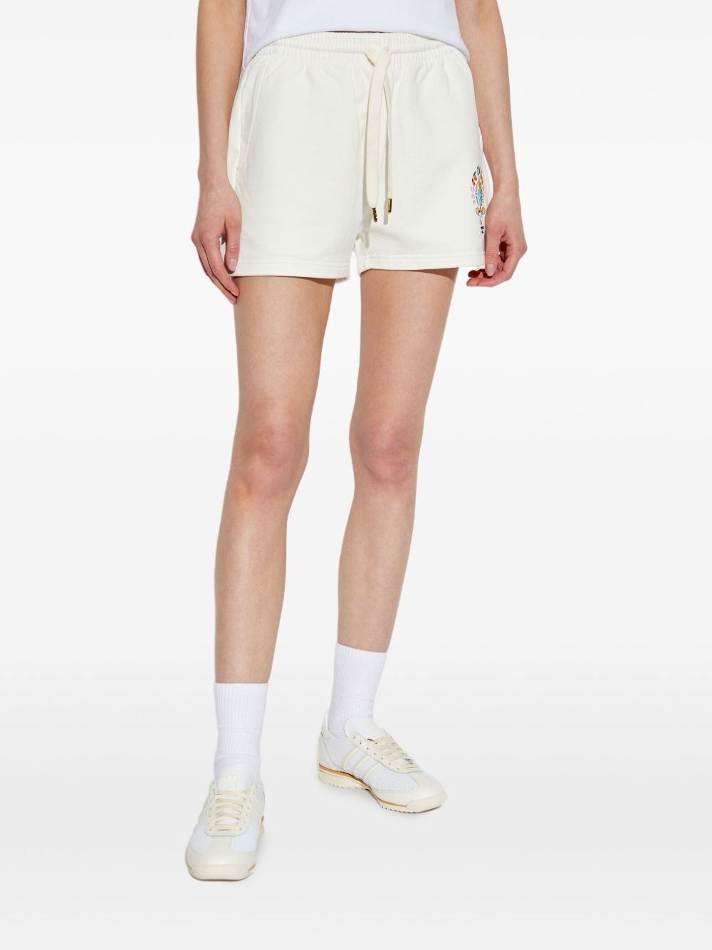 Casa Way embroidered track shorts - 3