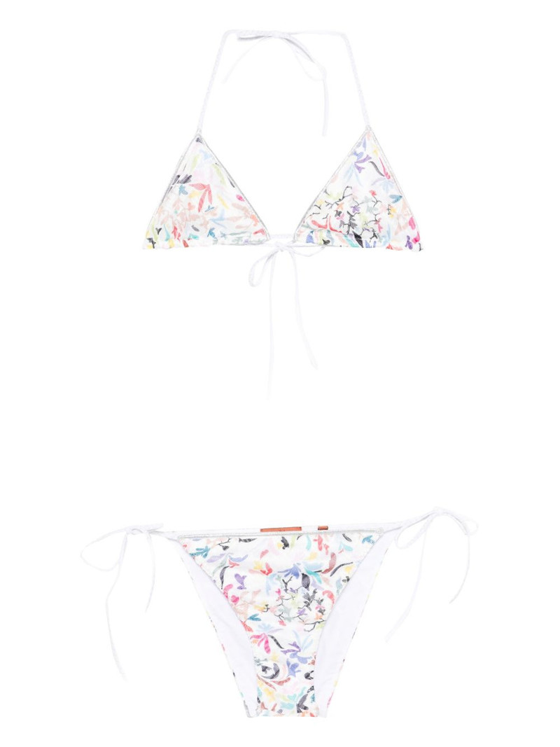 floral-print bikini 1