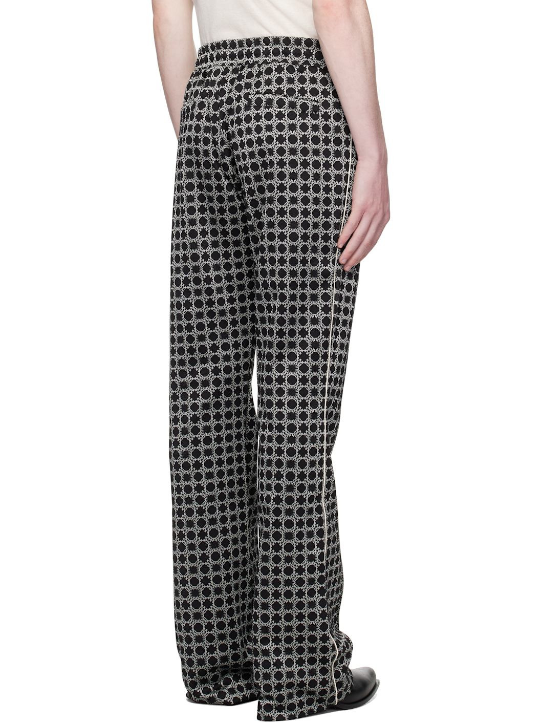 Black MA Quad Flare Track Pants - 3