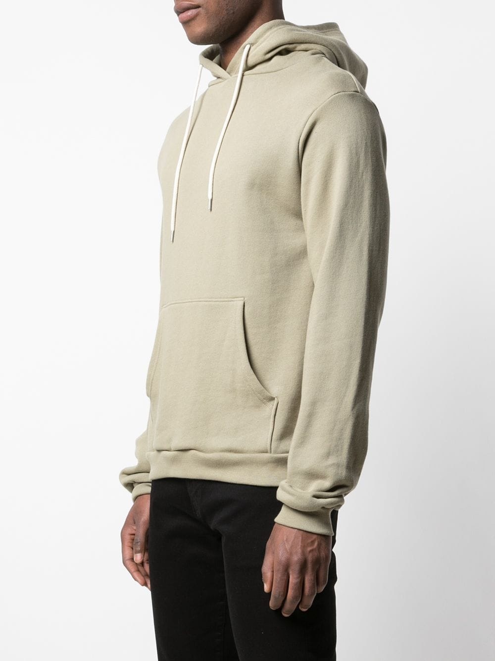 salt-wash cotton hoodie - 3