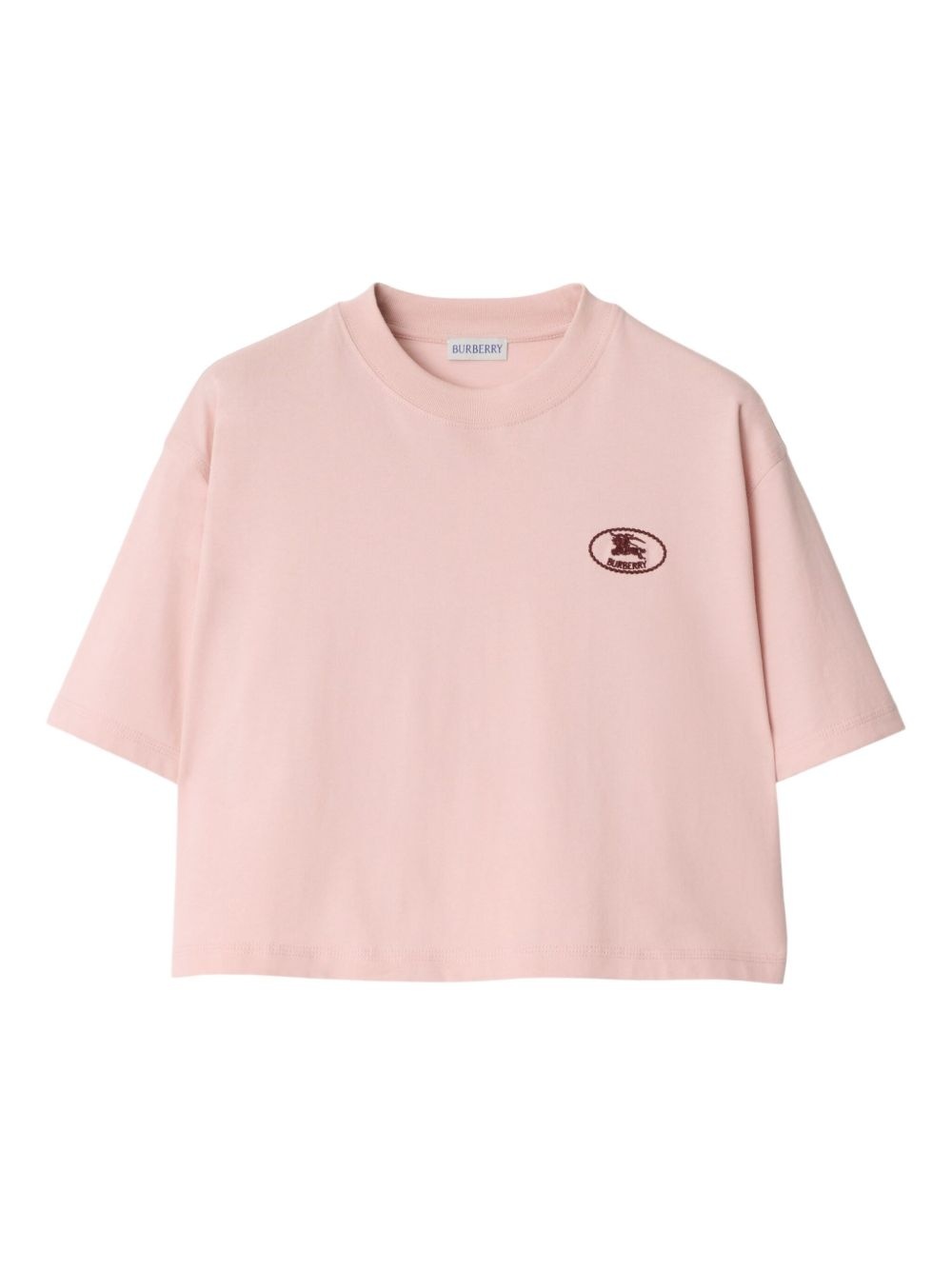cropped cotton T-shirt - 1