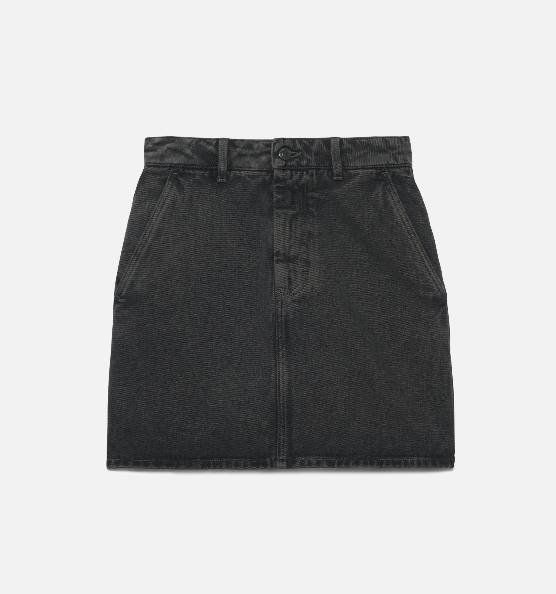 Short Denim Skirt - 2