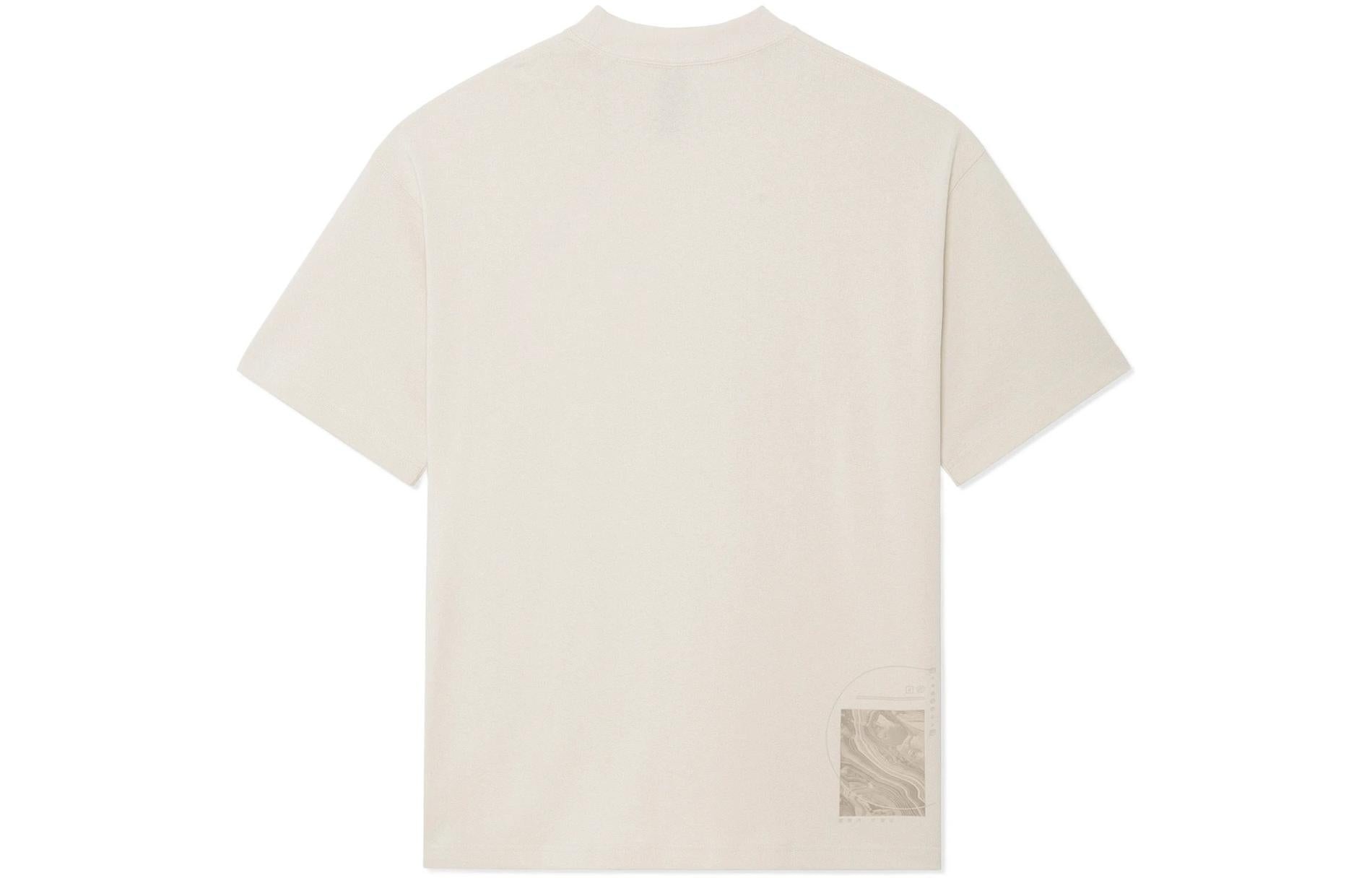 Li-Ning x Jackie Chan Kung Fu Pocket T-shirt 'Pearl White' AHSS205-3 - 2