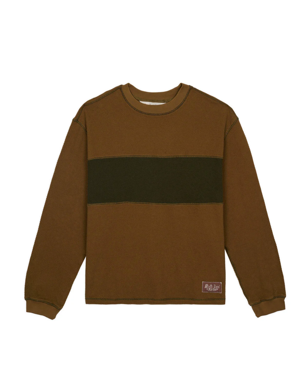 Thermal Long Sleeve Tee - Olive - 1