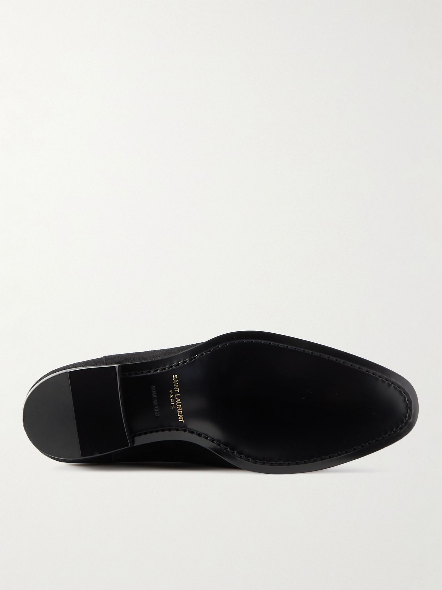 Wyatt Suede Chelsea Boots Black - 6