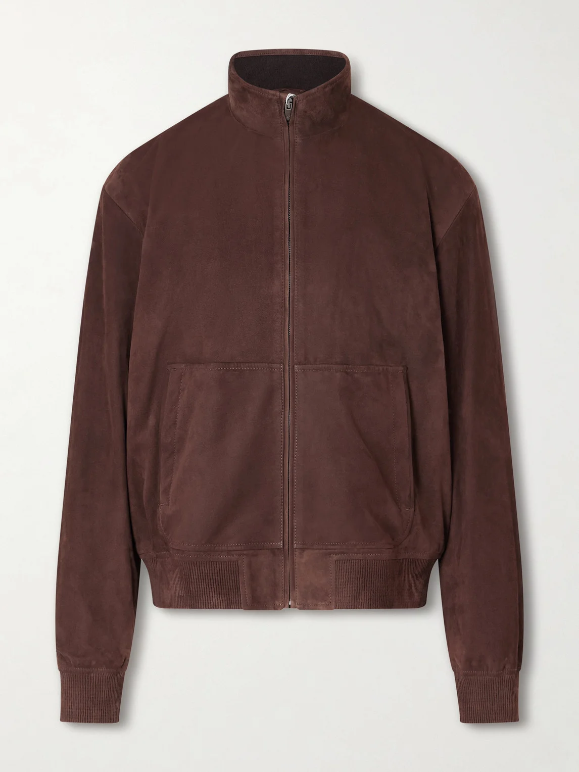 Suede Bomber Jacket - 1