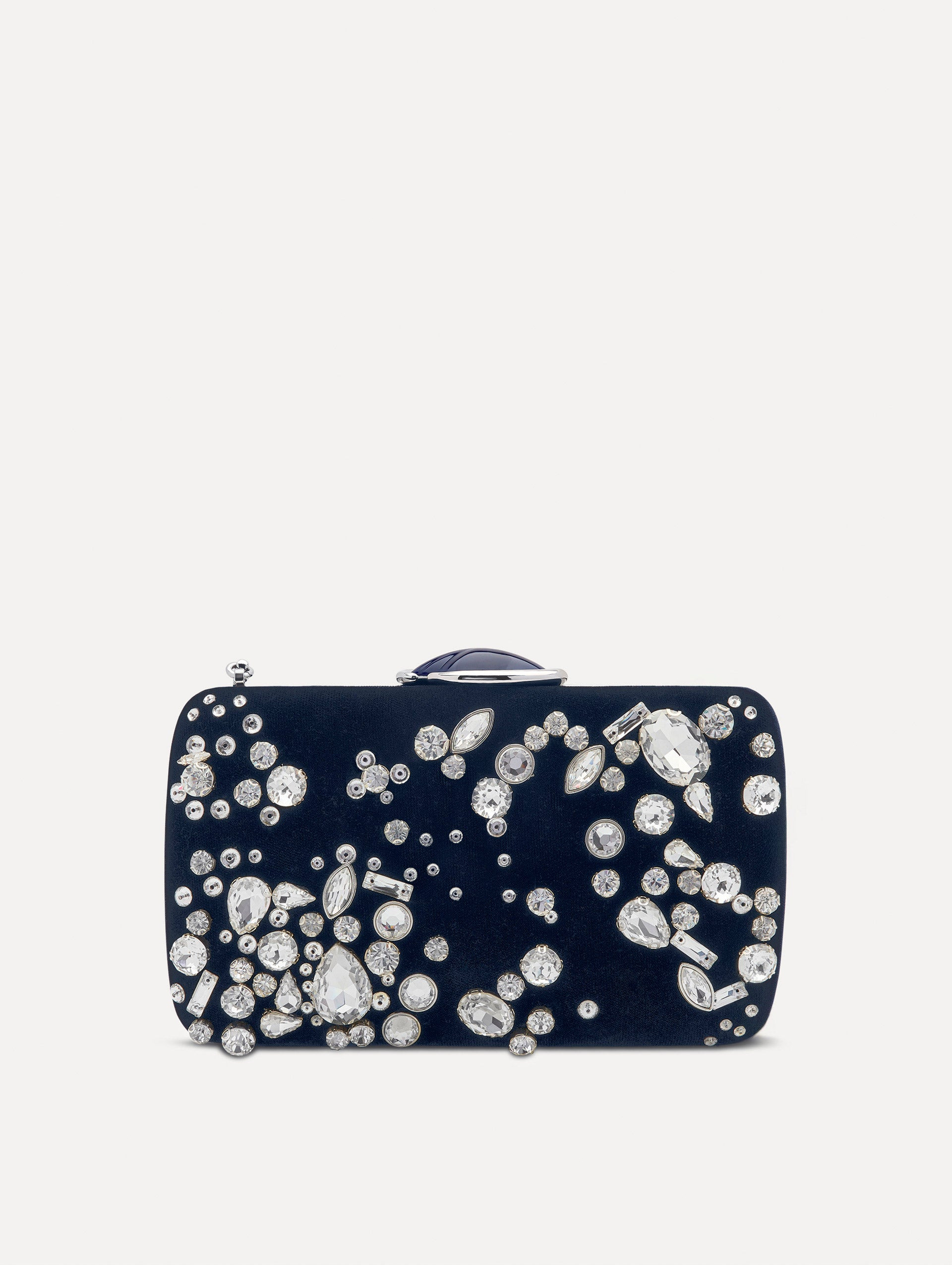 CRYSTAL CLUSTER EMBROIDERED MINAUDIÈRE - 1