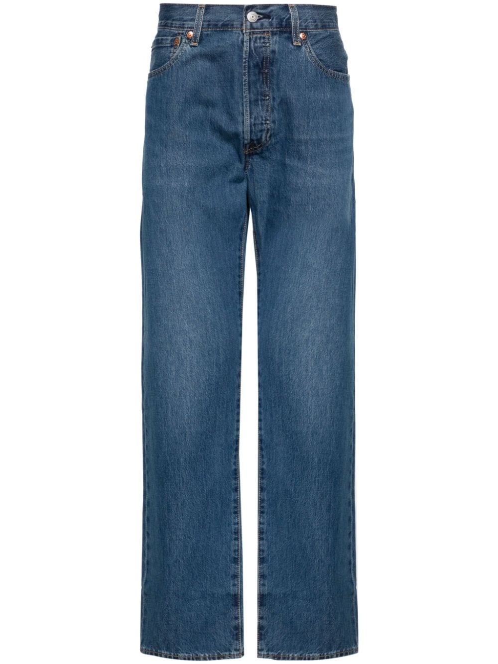 501 mid-rise straight-leg jeans - 1