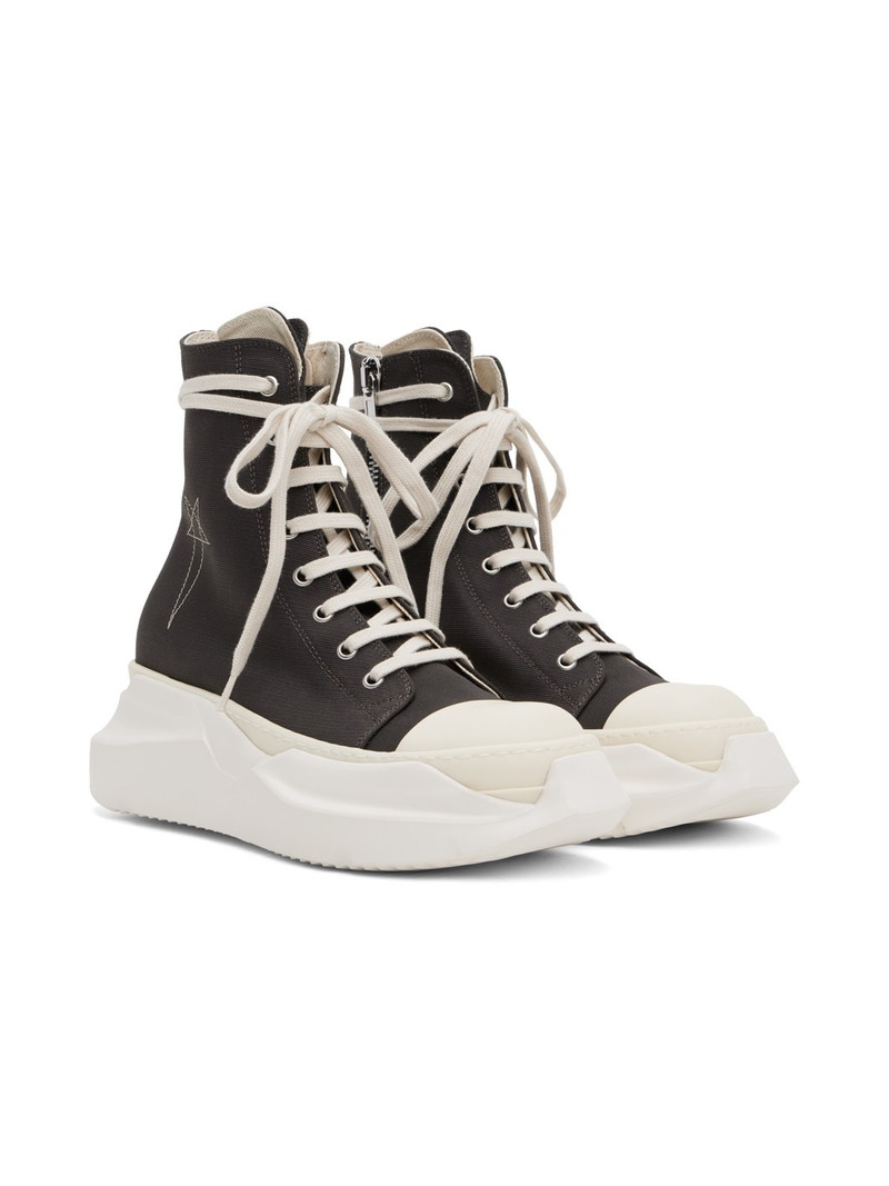 Gray Abstract Sneak Sneakers 4