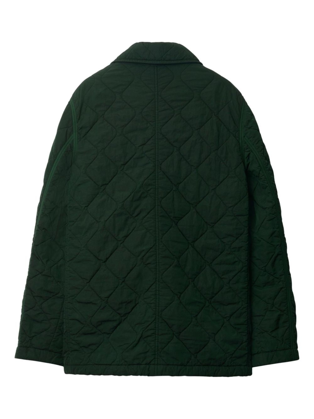 Equestrian Knight-embroidered quilted coat - 2