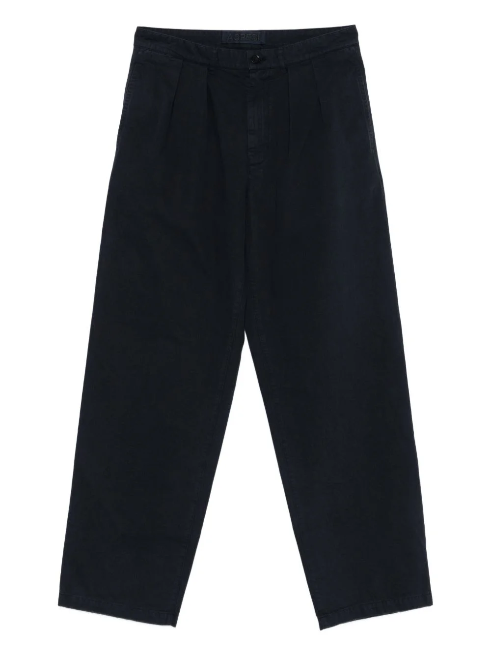 pleated cotton trousers - 1