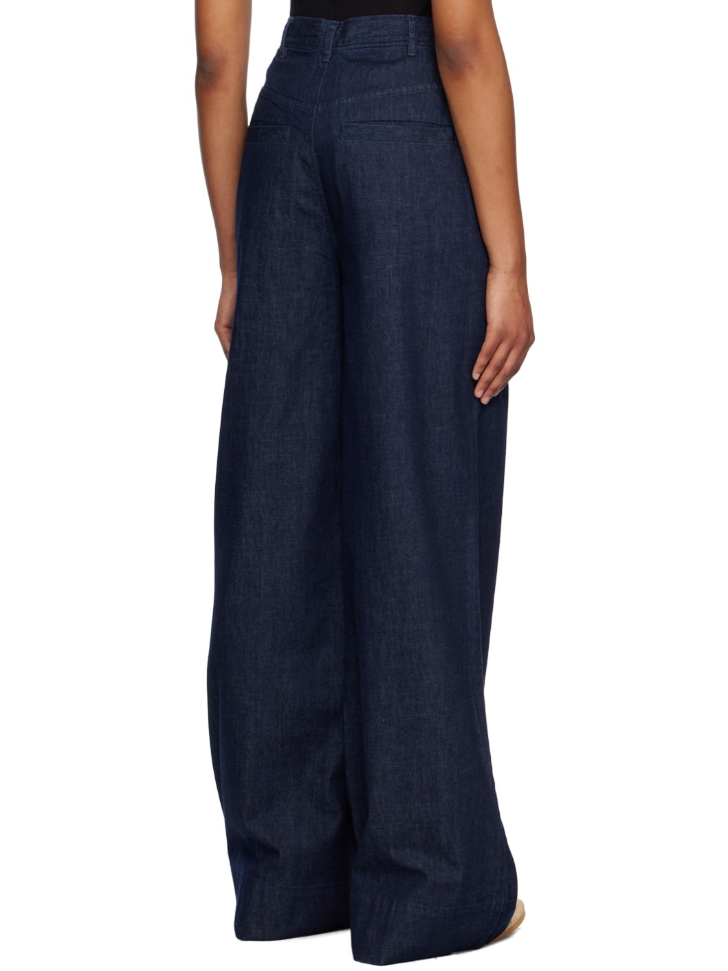 Navy Vintage Trousers - 3