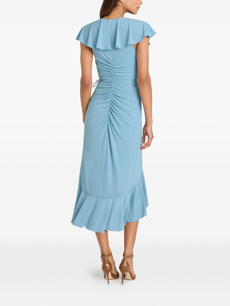 Malak ruffled asymmetric dress 4