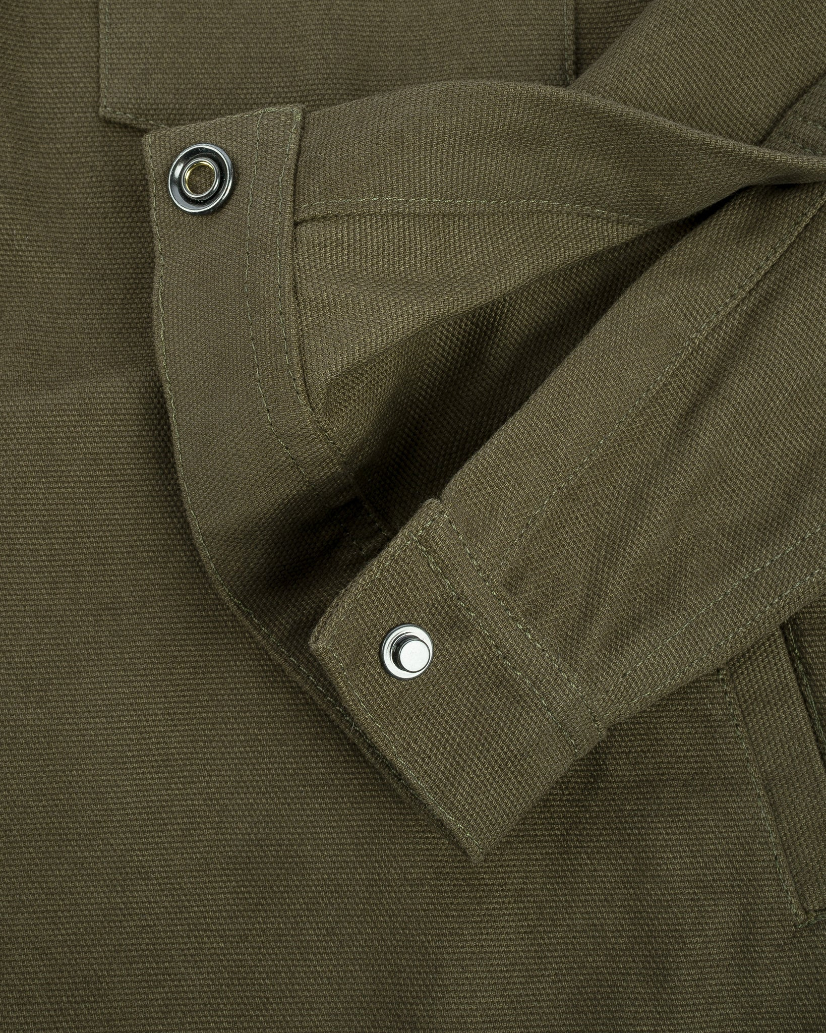 STF-TWLCPO-OLV SaturdayTypeFever - 9oz Cotton CPO Shirt - Olive - 10