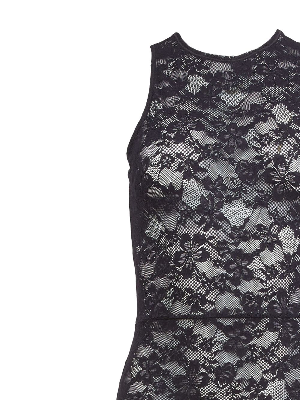 Le Stretch lace racer tank dress - 2