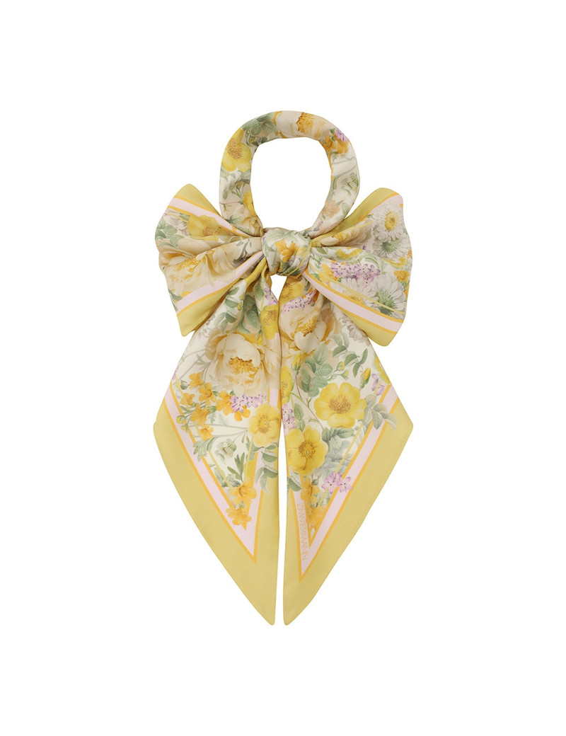 PRINTED SILK NECK SCARF 1