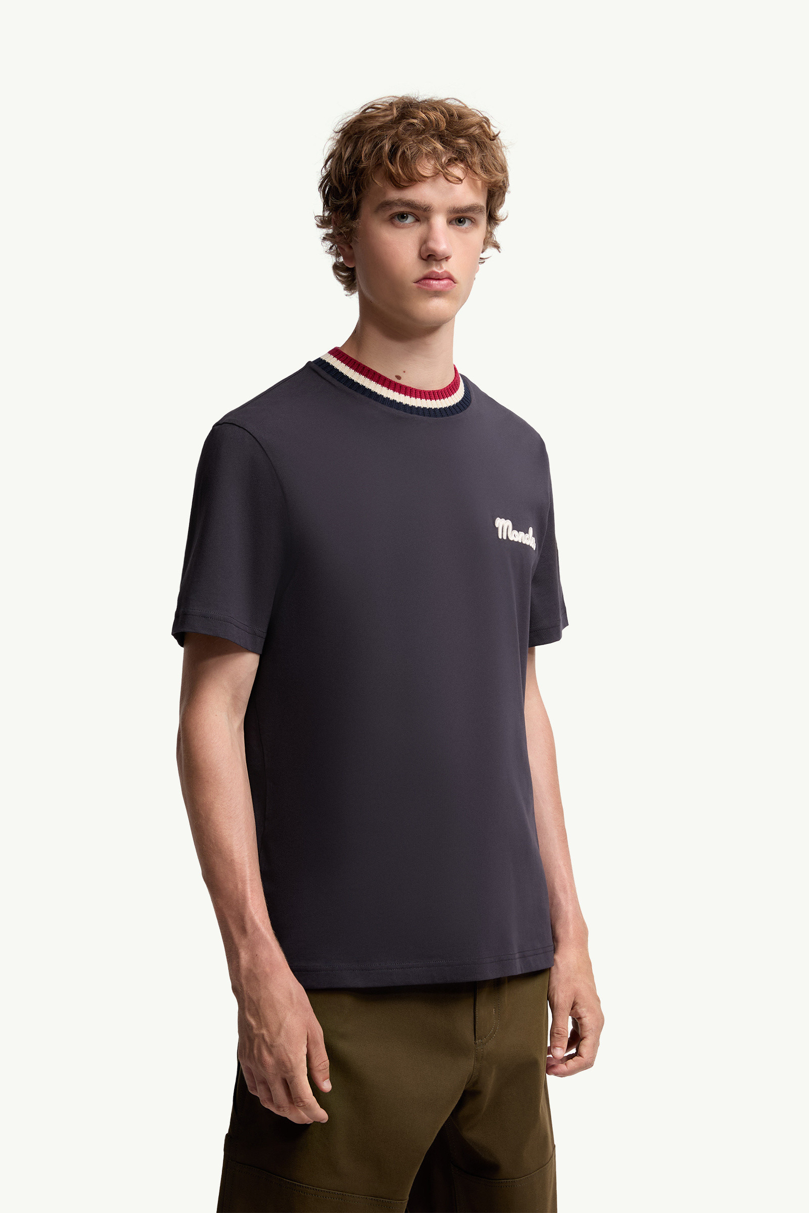 Embroidered Logo Cotton T-Shirt - 3