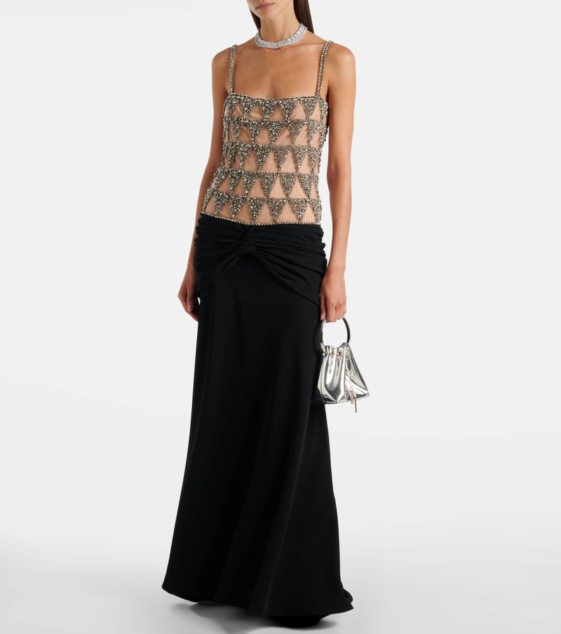 COSTARELLOS Embellished  gown outlook
