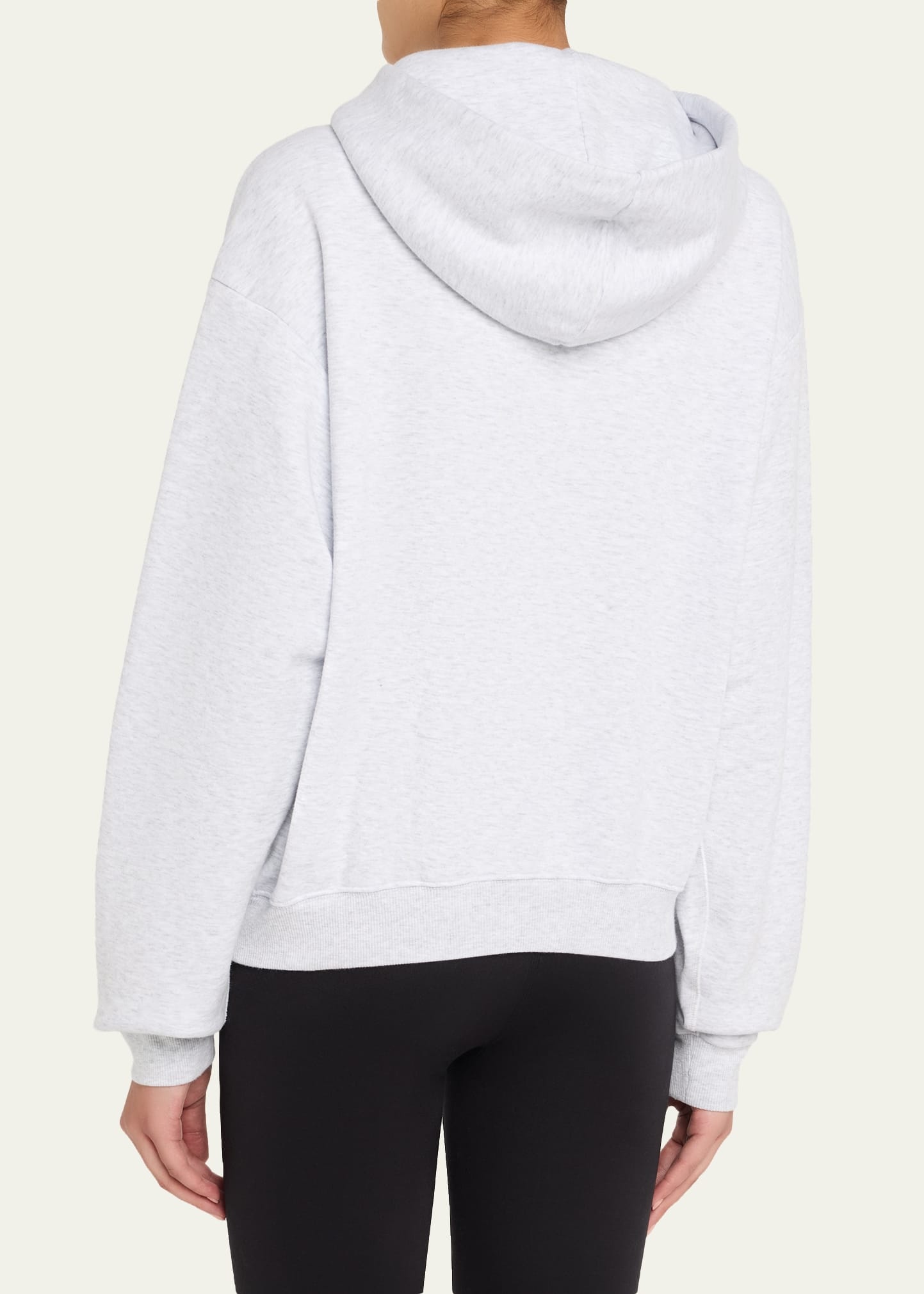 Cotton Fleece Hooded Pullover - 3