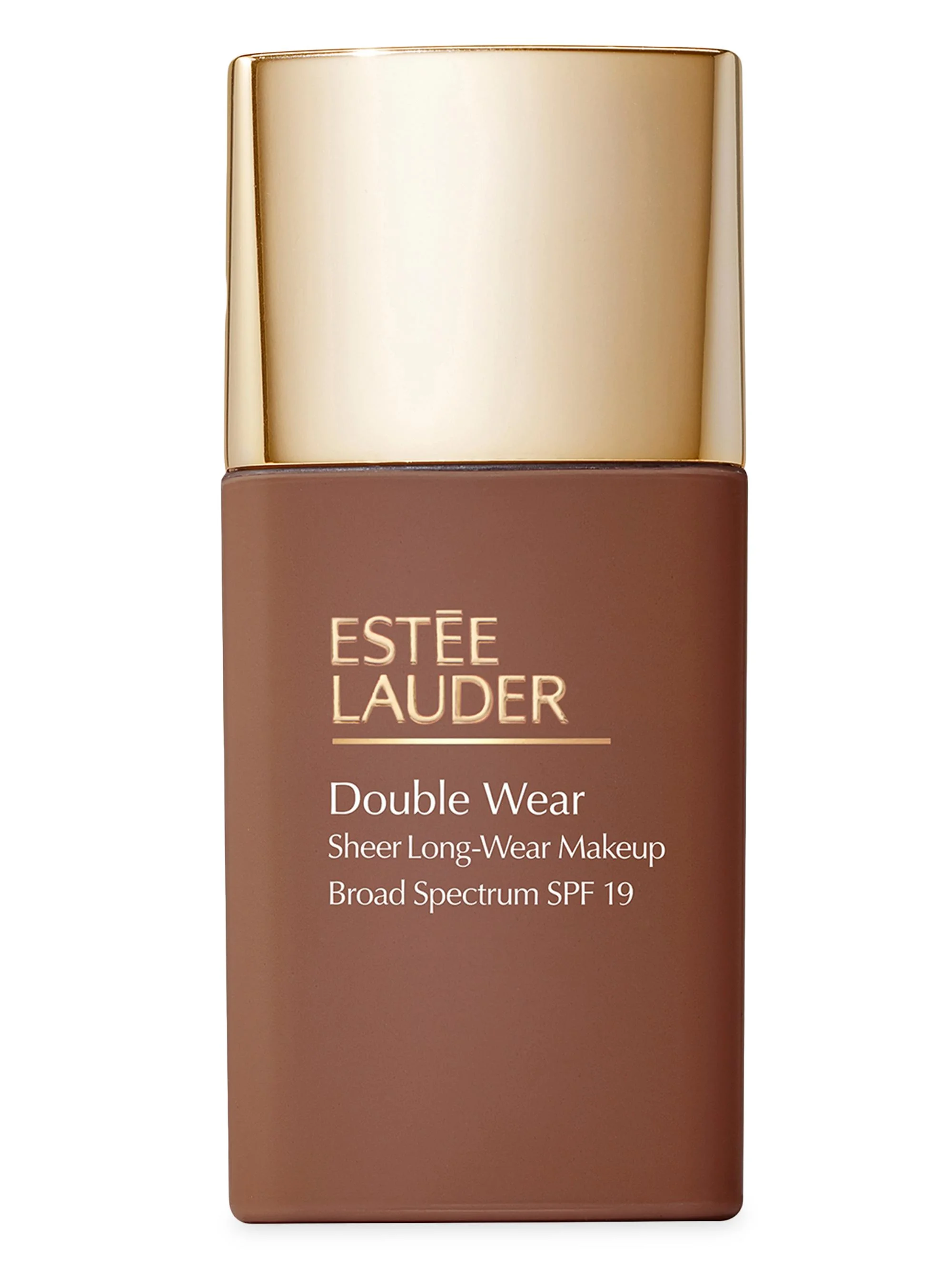 Women's Double Wear Sheer Long-Wear SPF 19 Foundation - 7C1.5 Rich Umber - 1