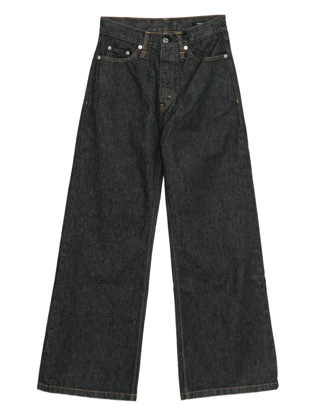 button-fastening jeans - 1