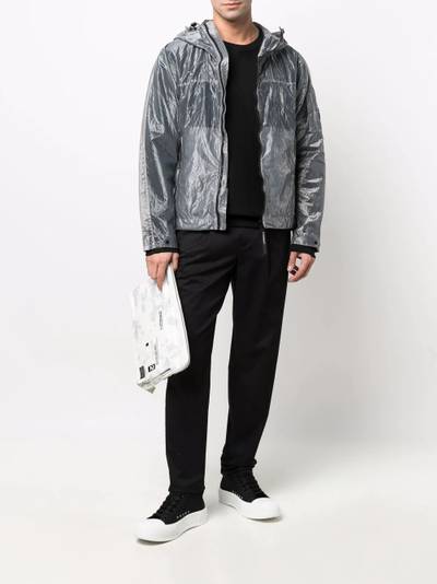 C.P. Company Lens-detailed sheer bomber jacket outlook