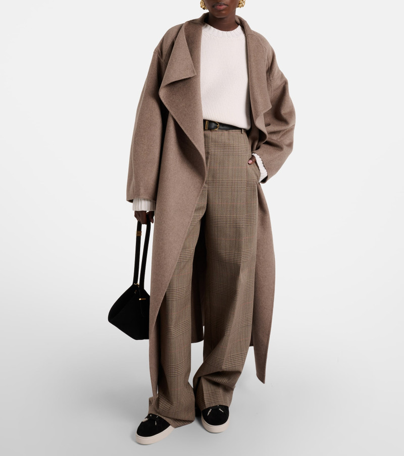 Tod's Cassetta shearling-lined suede sneakers outlook