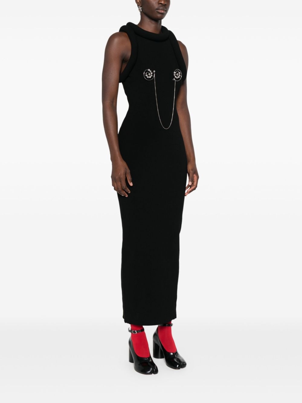 3D-knit maxi dress - 3