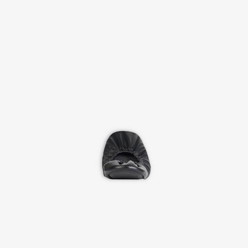 BALENCIAGA Women's Tug Ballerina in Black outlook