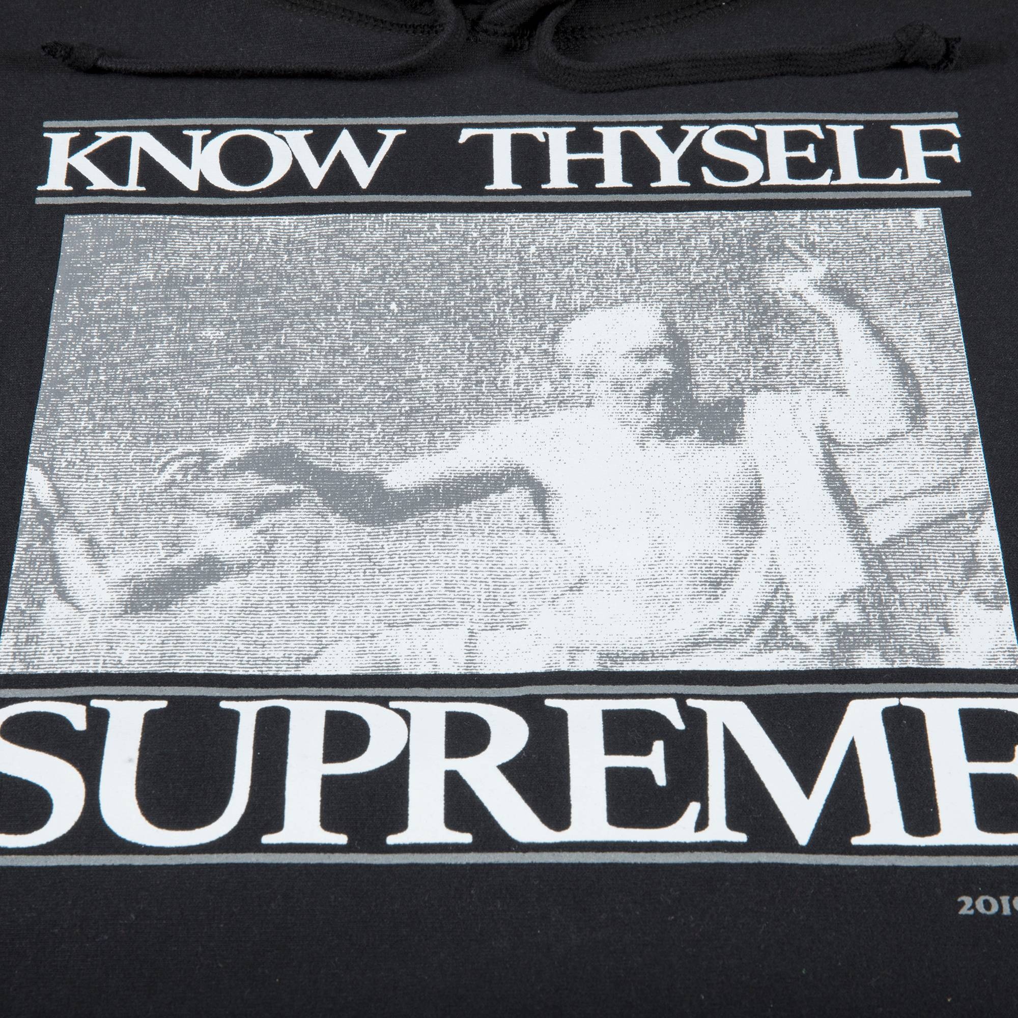 Supreme Know Thyself Hooded Sweatshirt 'Black' - 3